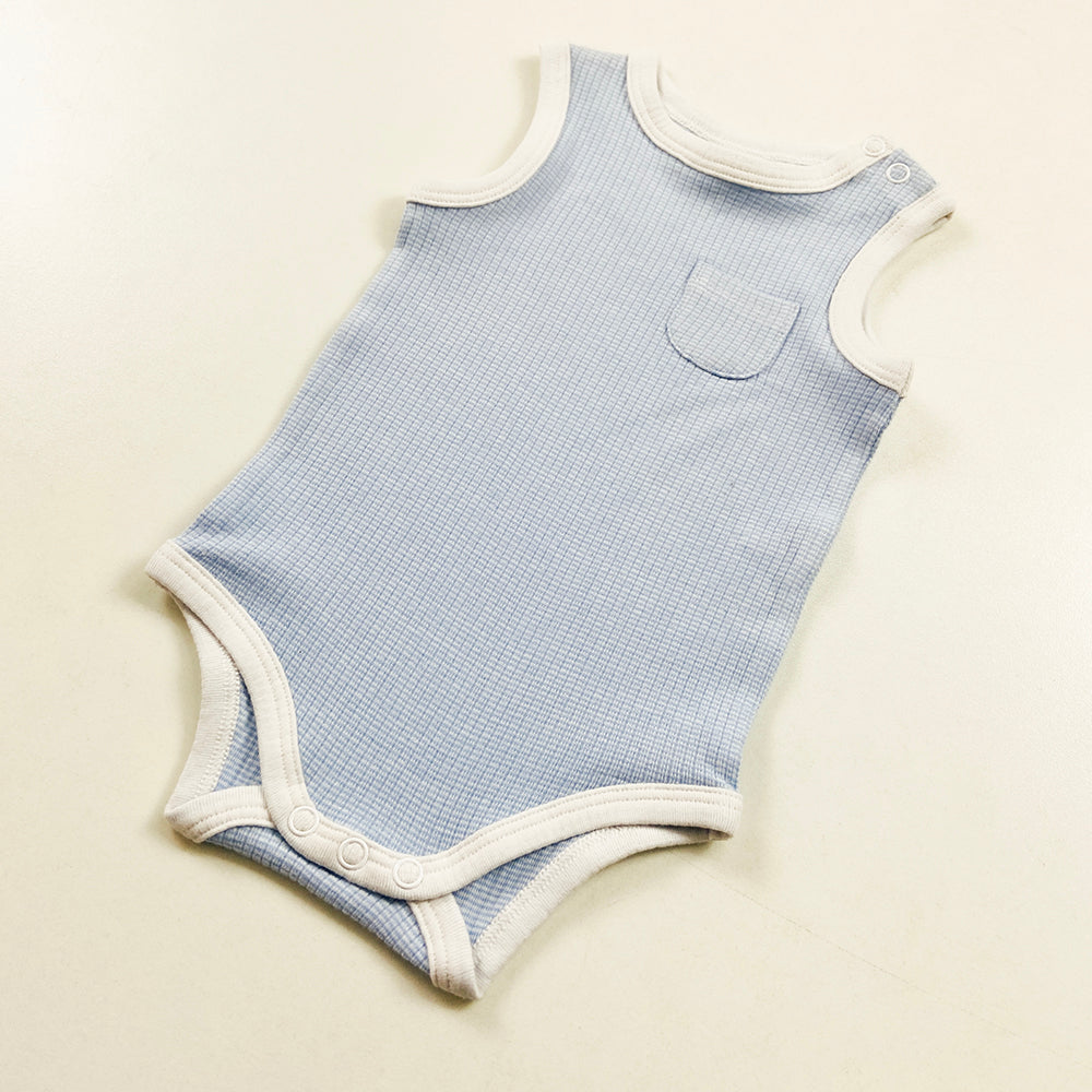 Infant and Toddler Baby Sleeveless Cotton Romper Bodysuit