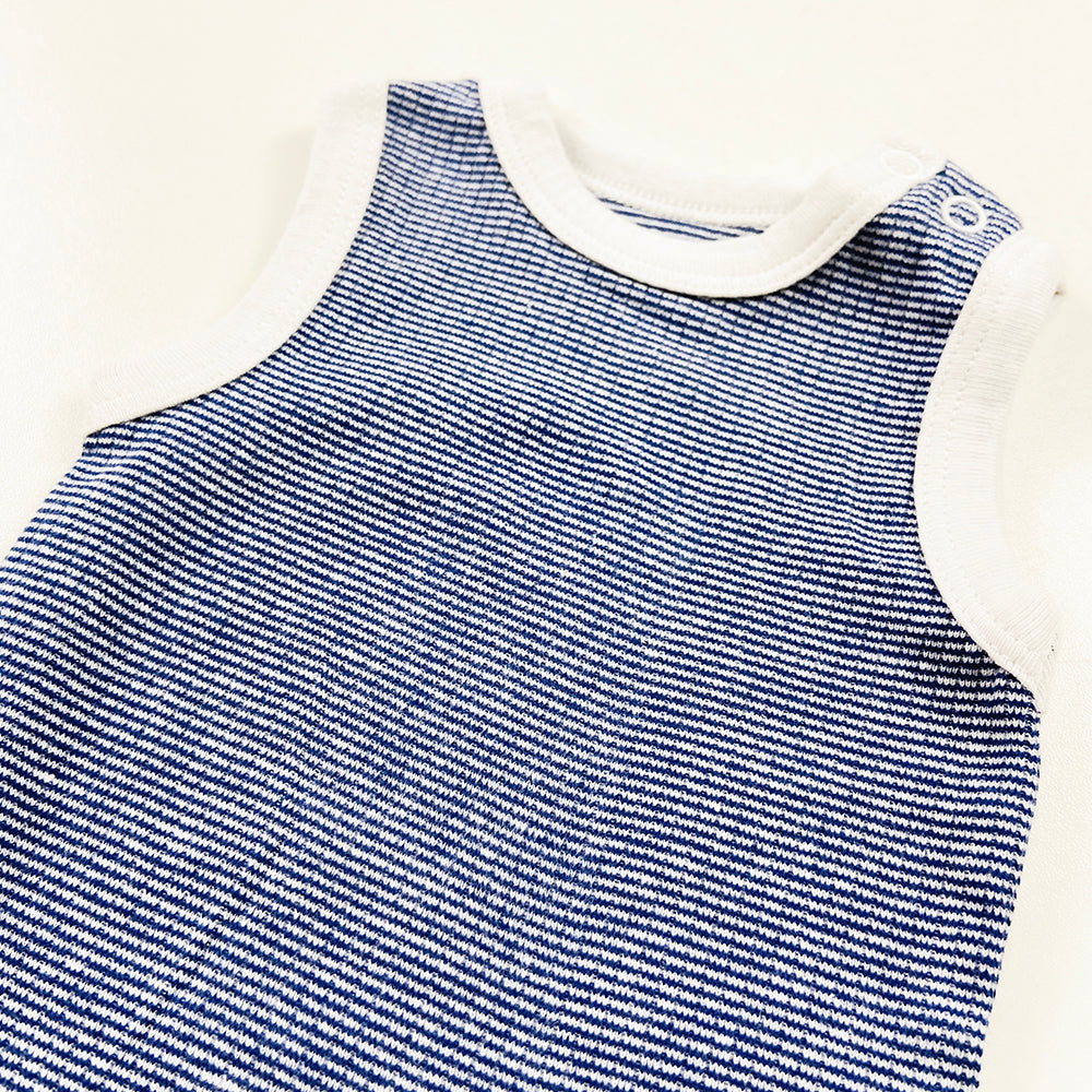 Infant and Toddler Baby Sleeveless Cotton Romper Bodysuit