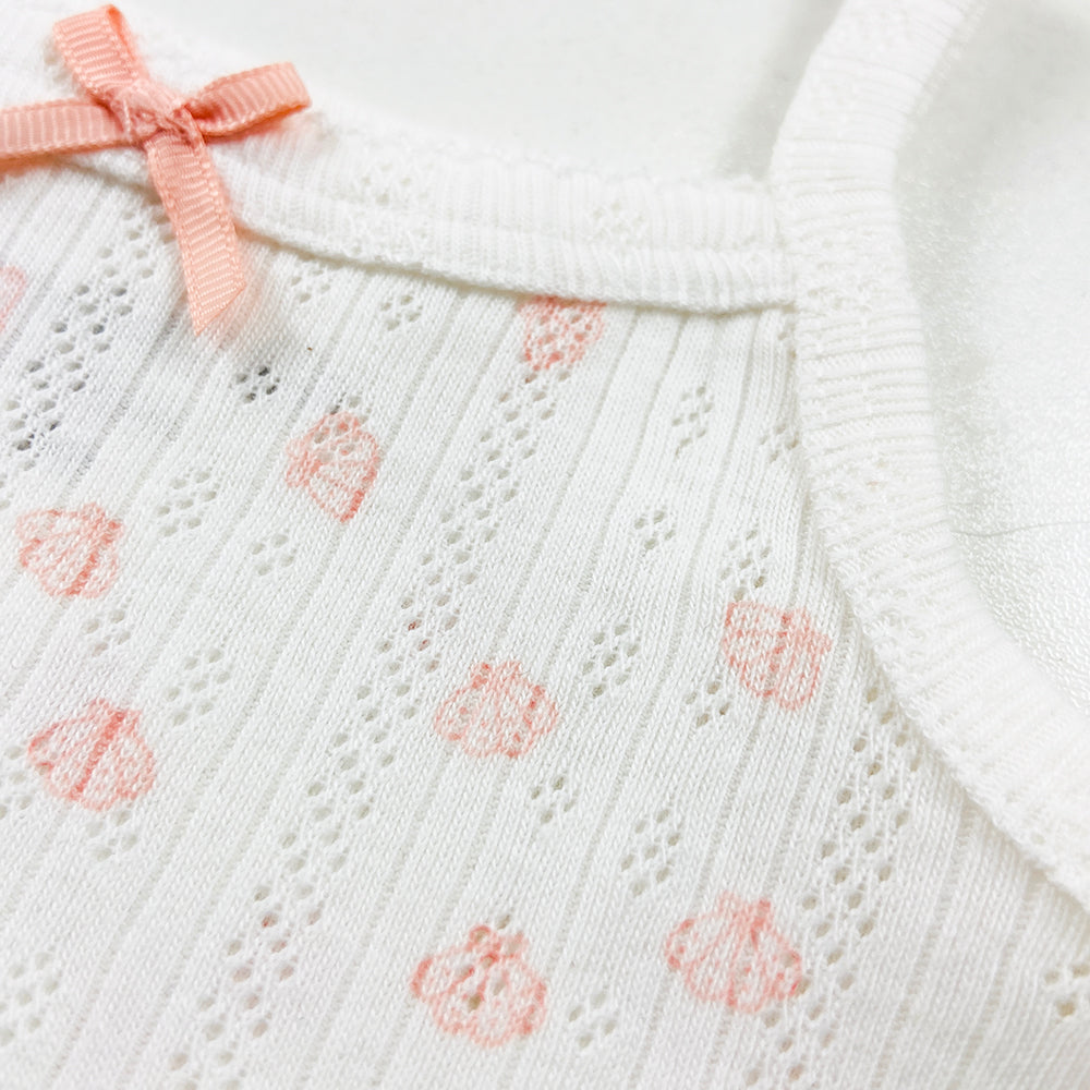 Infant and Toddler Girl Baby Sleeveless Cotton Romper Bodysuit