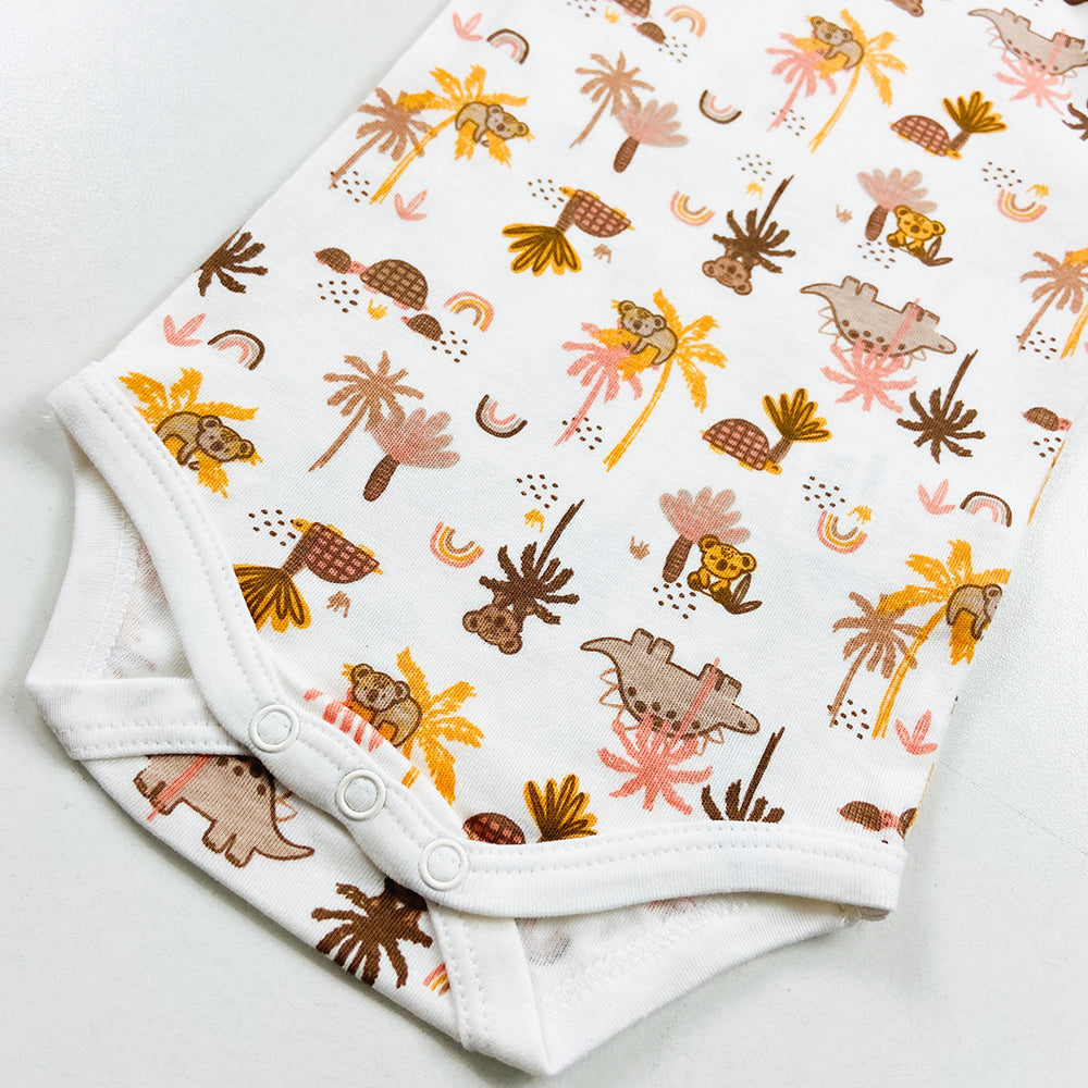 Infant and Toddler Baby Sleeveless Cotton Romper Bodysuit