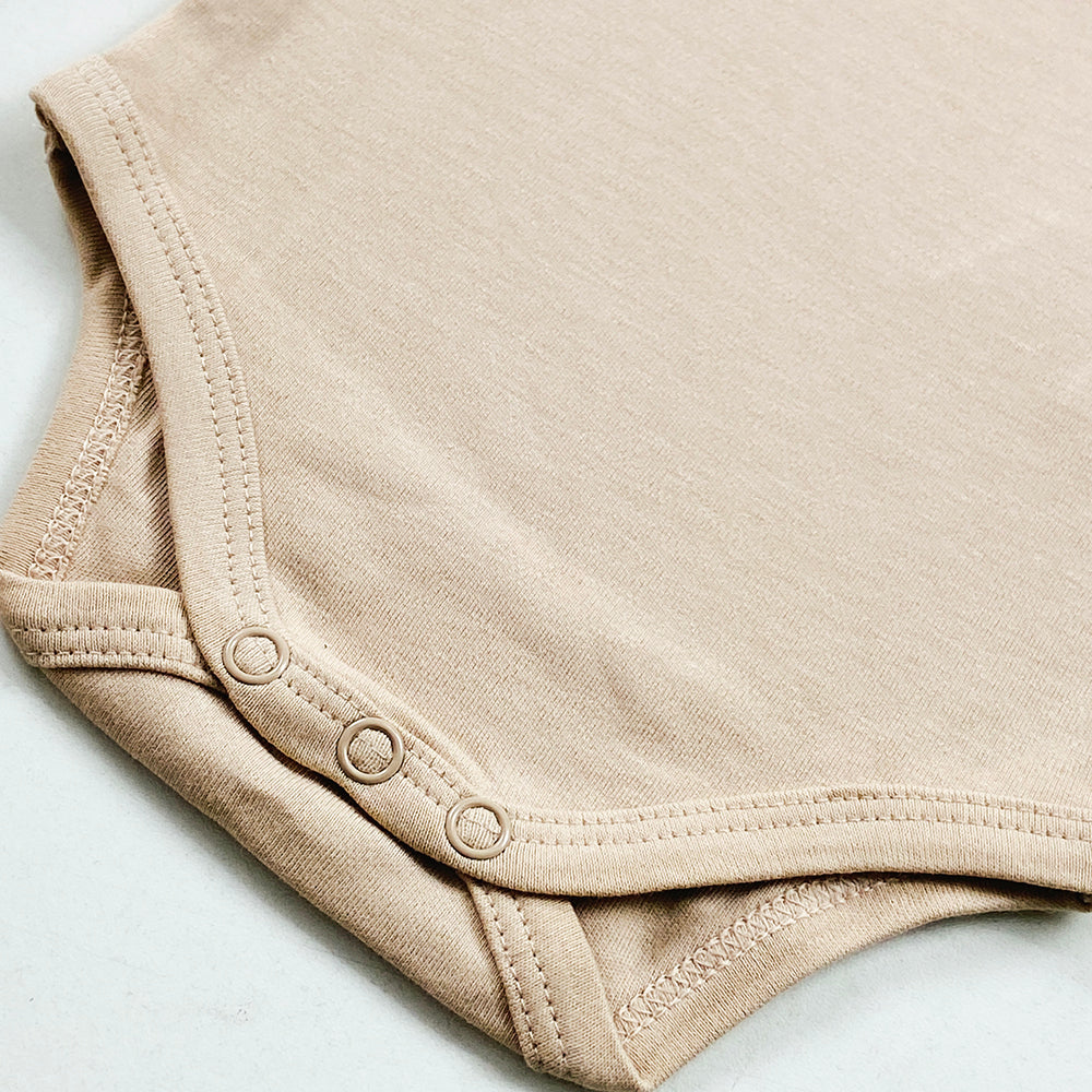 Infant and Toddler Baby Sleeveless Cotton Romper Bodysuit