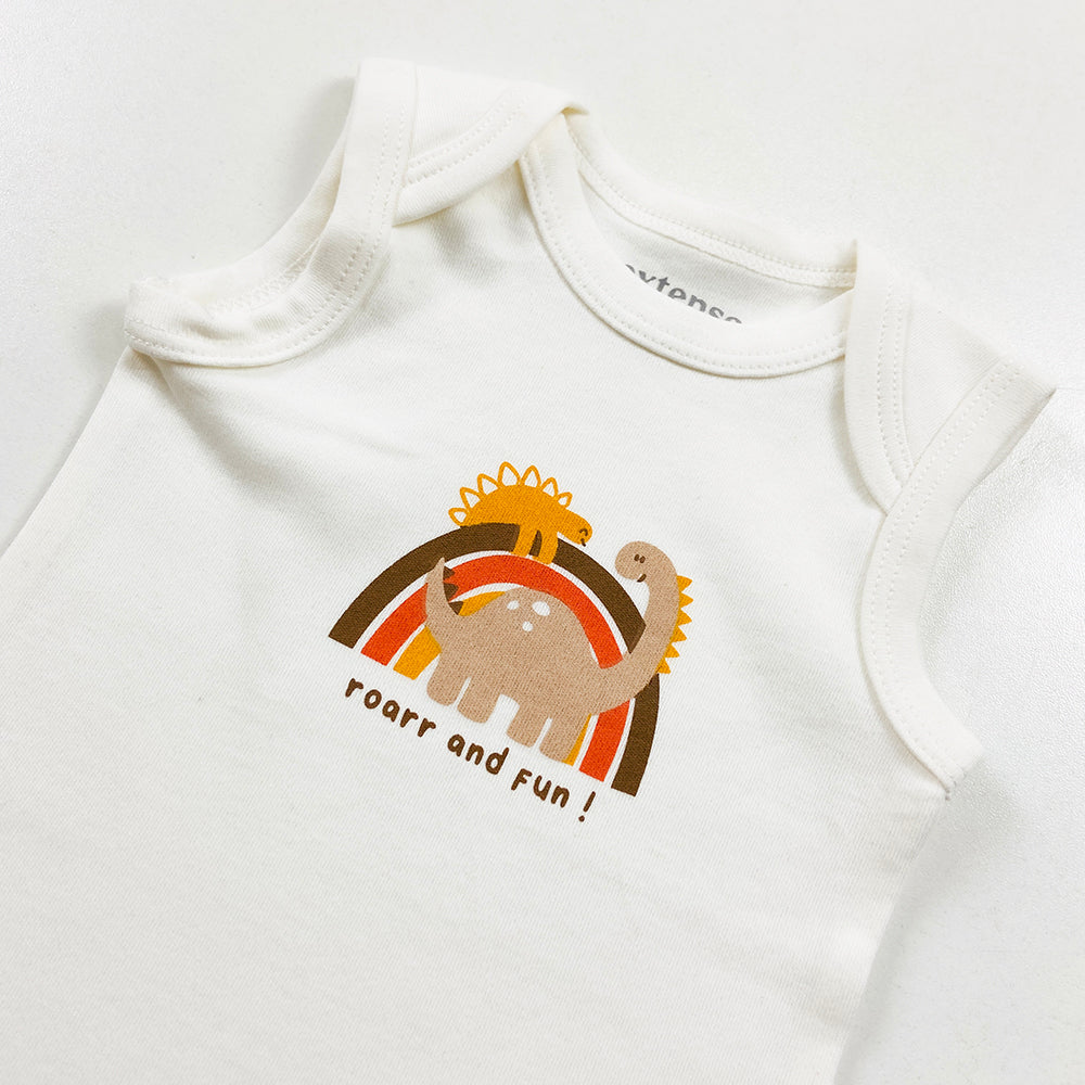 Infant and Toddler Baby Sleeveless Cotton Romper Bodysuit