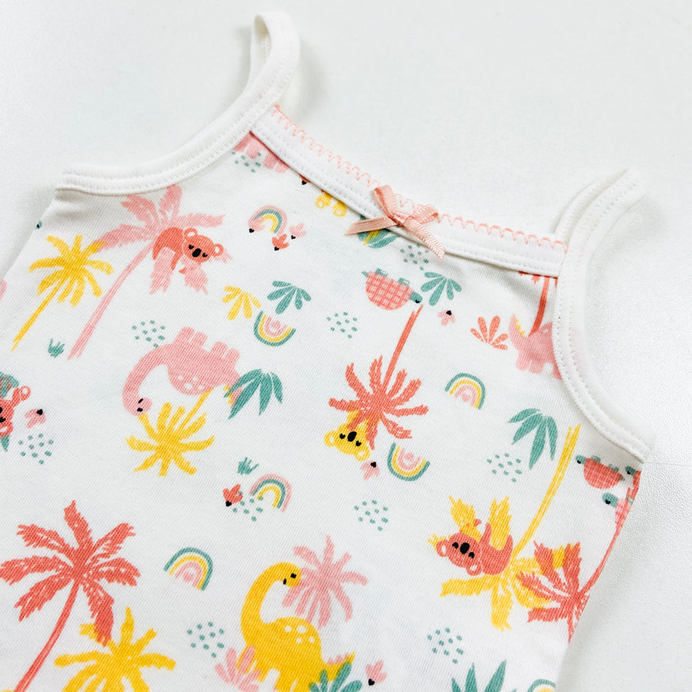 Infant and Toddler Baby Sleeveless Cotton Romper Bodysuit
