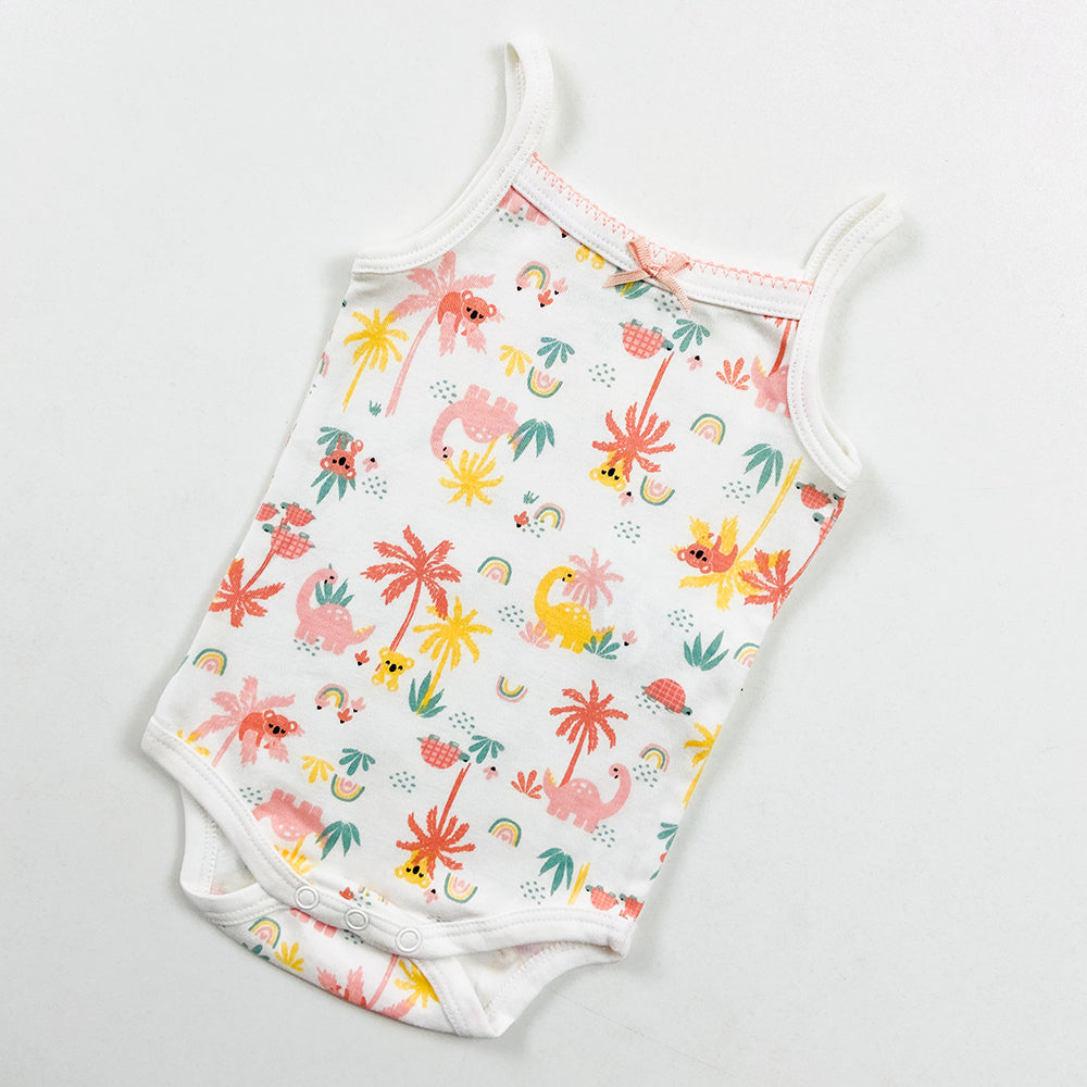Infant and Toddler Baby Sleeveless Cotton Romper Bodysuit