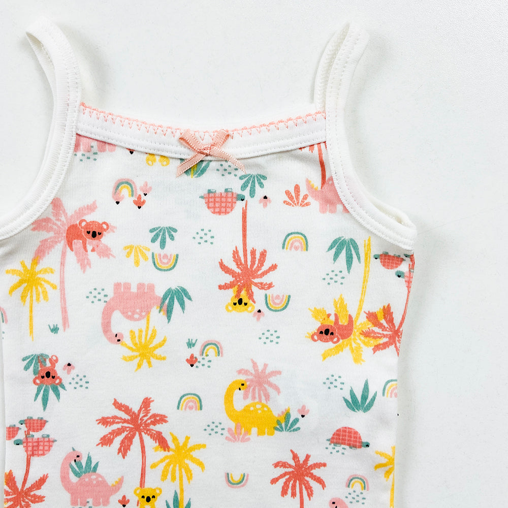 Infant and Toddler Baby Sleeveless Cotton Romper Bodysuit