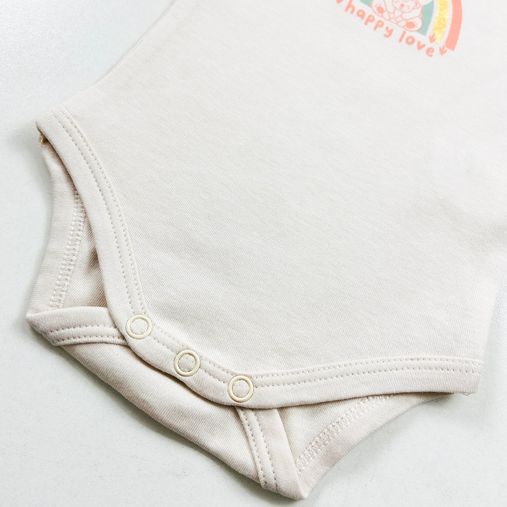 Infant and Toddler Baby Sleeveless Cotton Romper Bodysuit