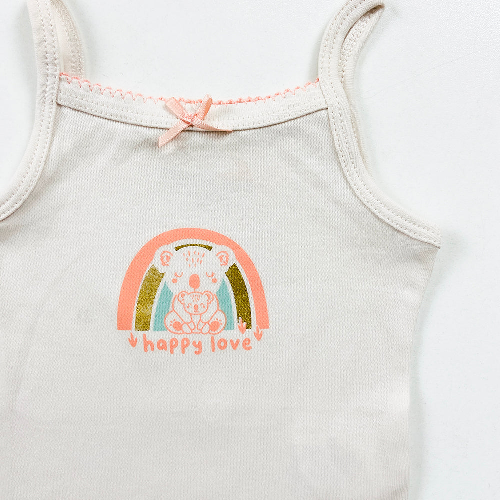 Infant and Toddler Baby Sleeveless Cotton Romper Bodysuit