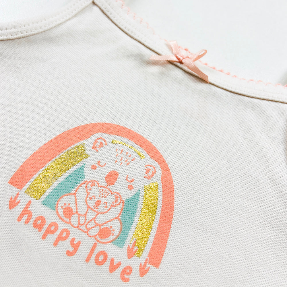 Infant and Toddler Baby Sleeveless Cotton Romper Bodysuit