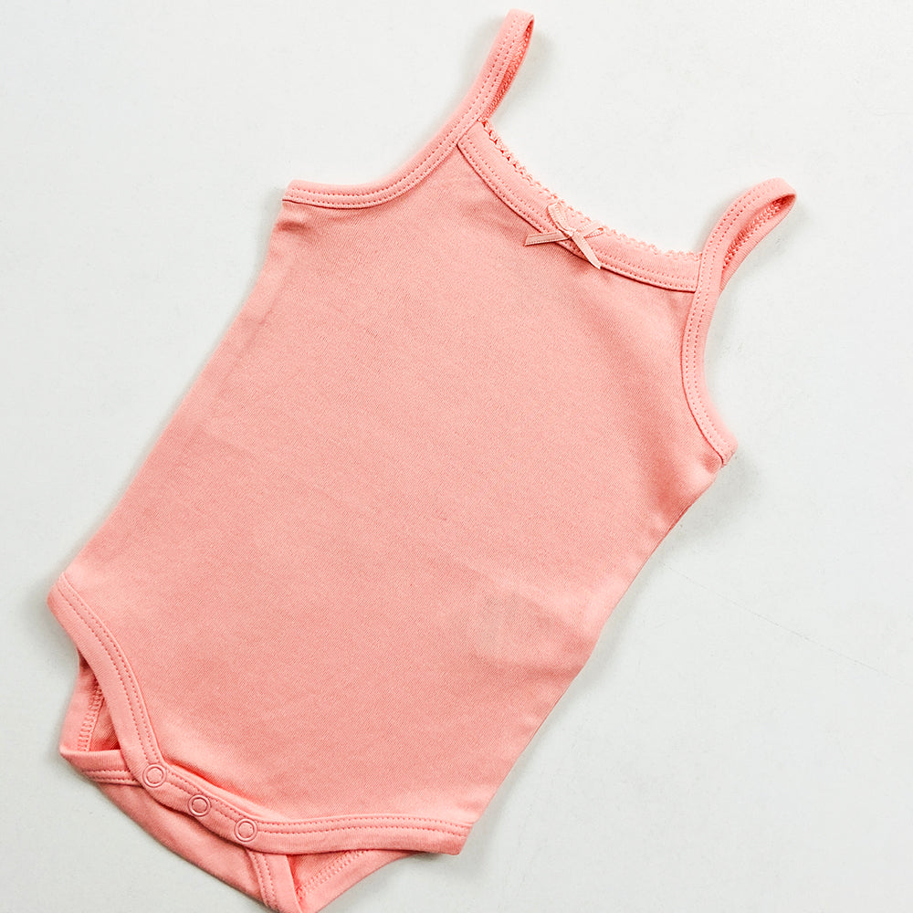 Infant and Toddler Baby Sleeveless Cotton Romper Bodysuit