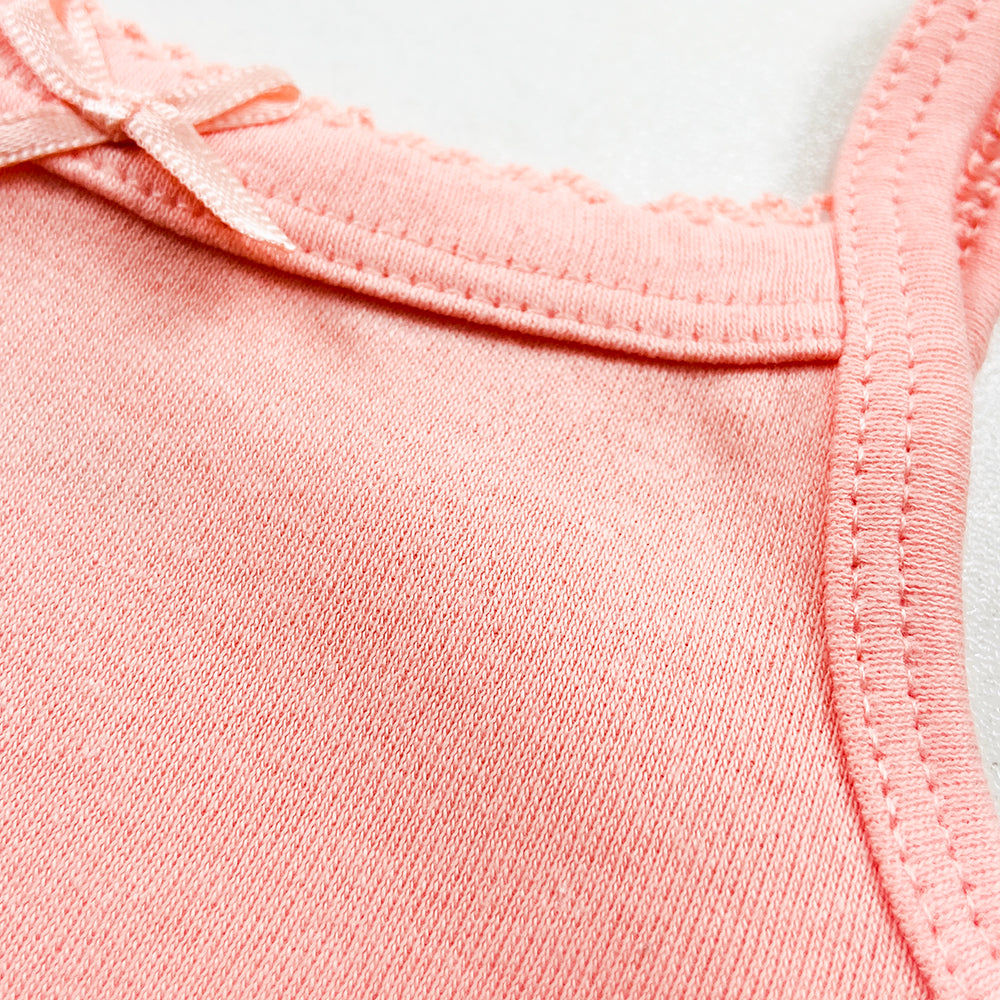 Infant and Toddler Baby Sleeveless Cotton Romper Bodysuit