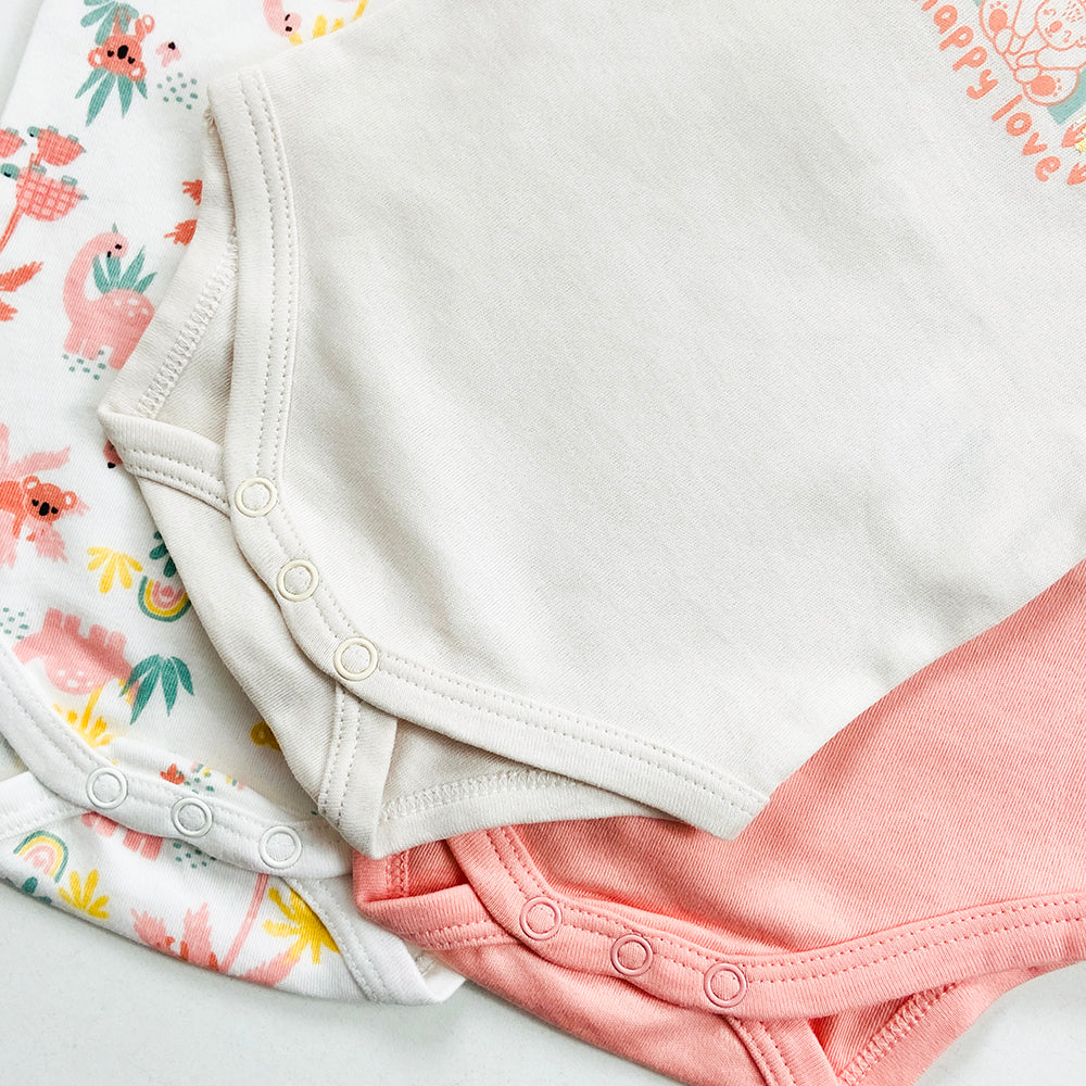 Infant and Toddler Baby Sleeveless Cotton Romper Bodysuit