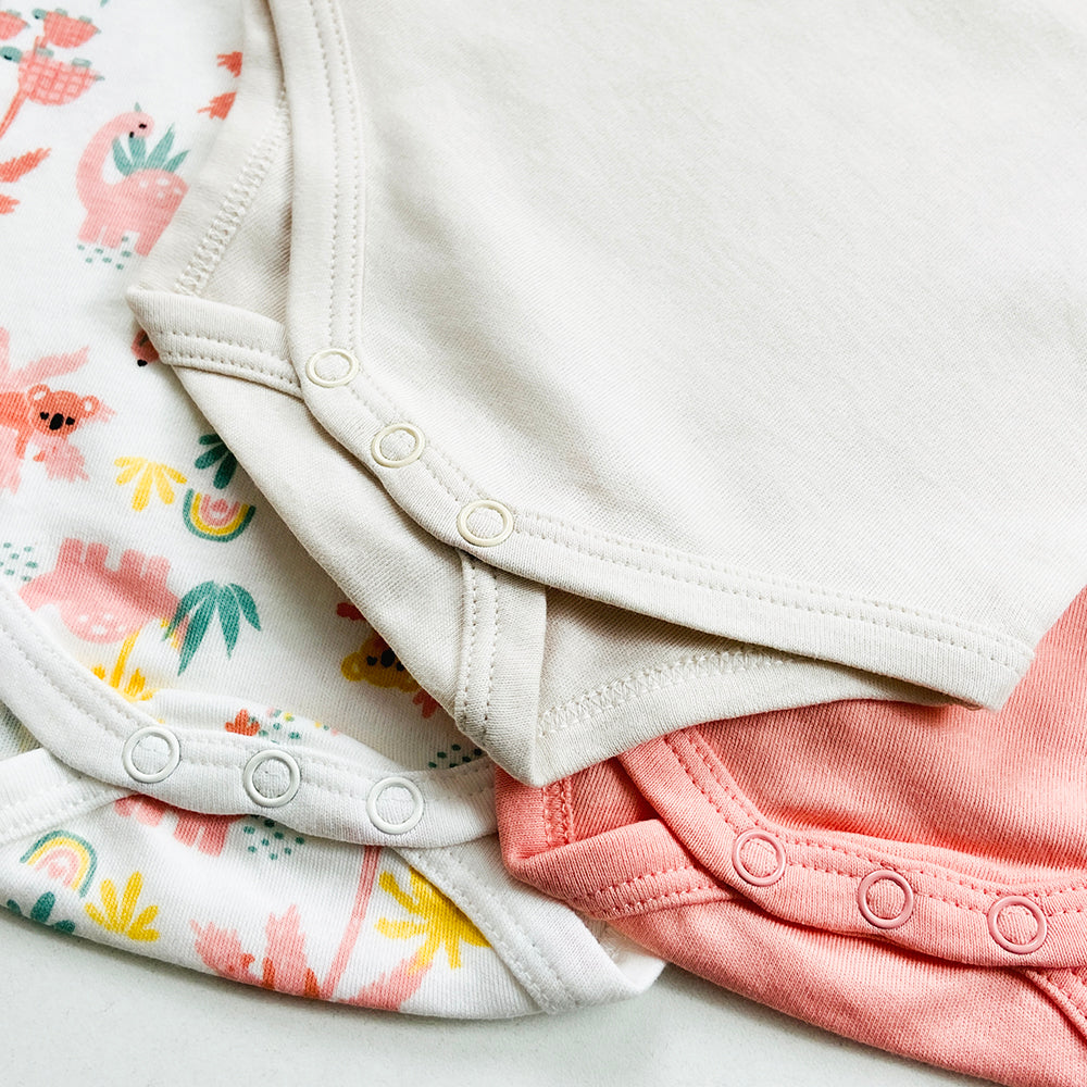 Infant and Toddler Baby Sleeveless Cotton Romper Bodysuit