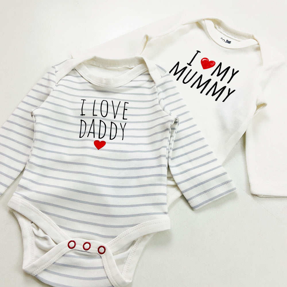 Pack of 2 Cute Printed Full Sleeve Baby Romper