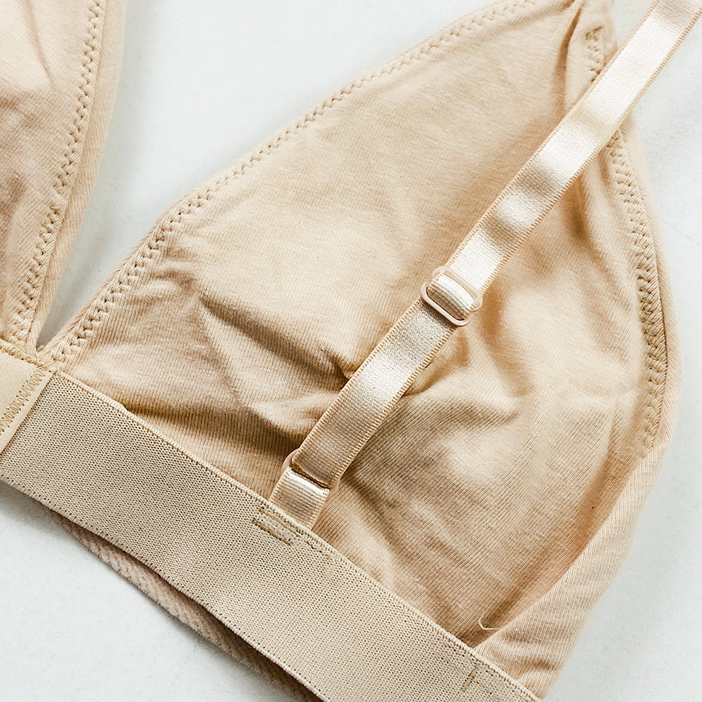 Ladies V Neck Adjustable Light Padded Bra