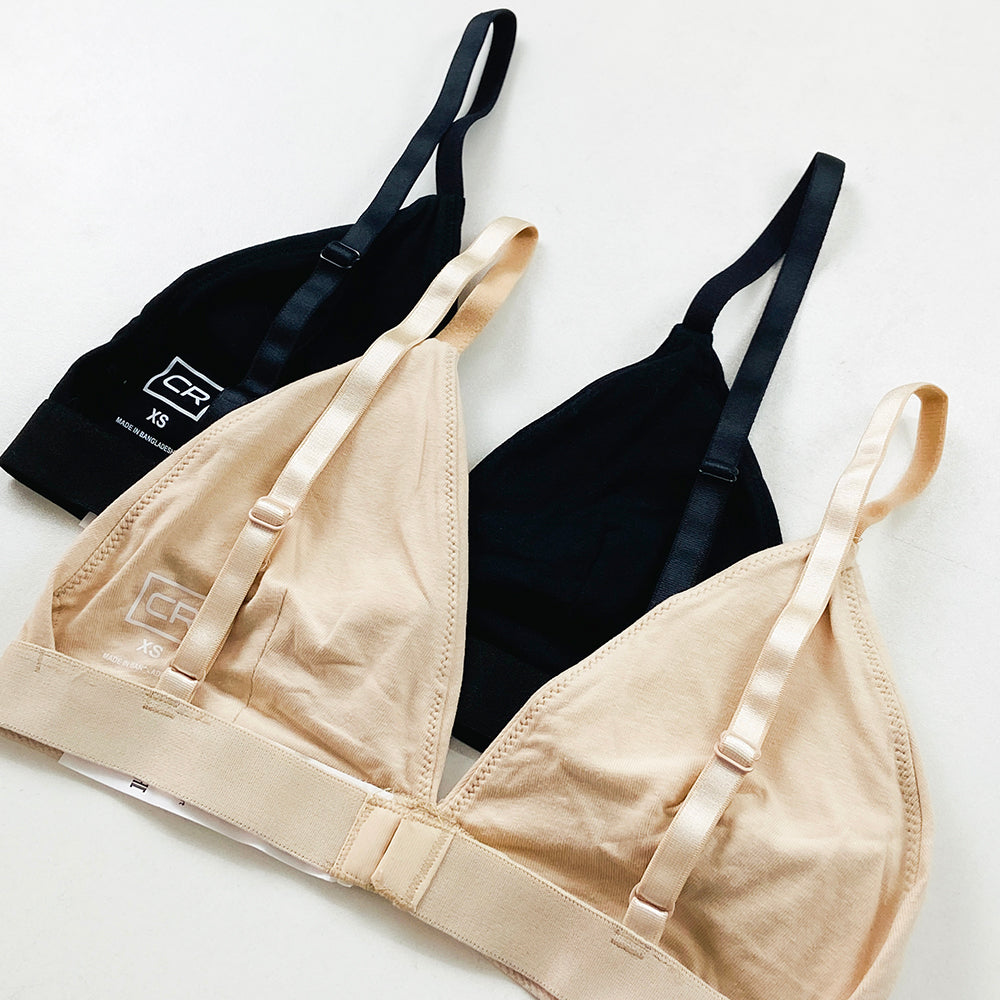 Ladies V Neck Adjustable Light Padded Bra