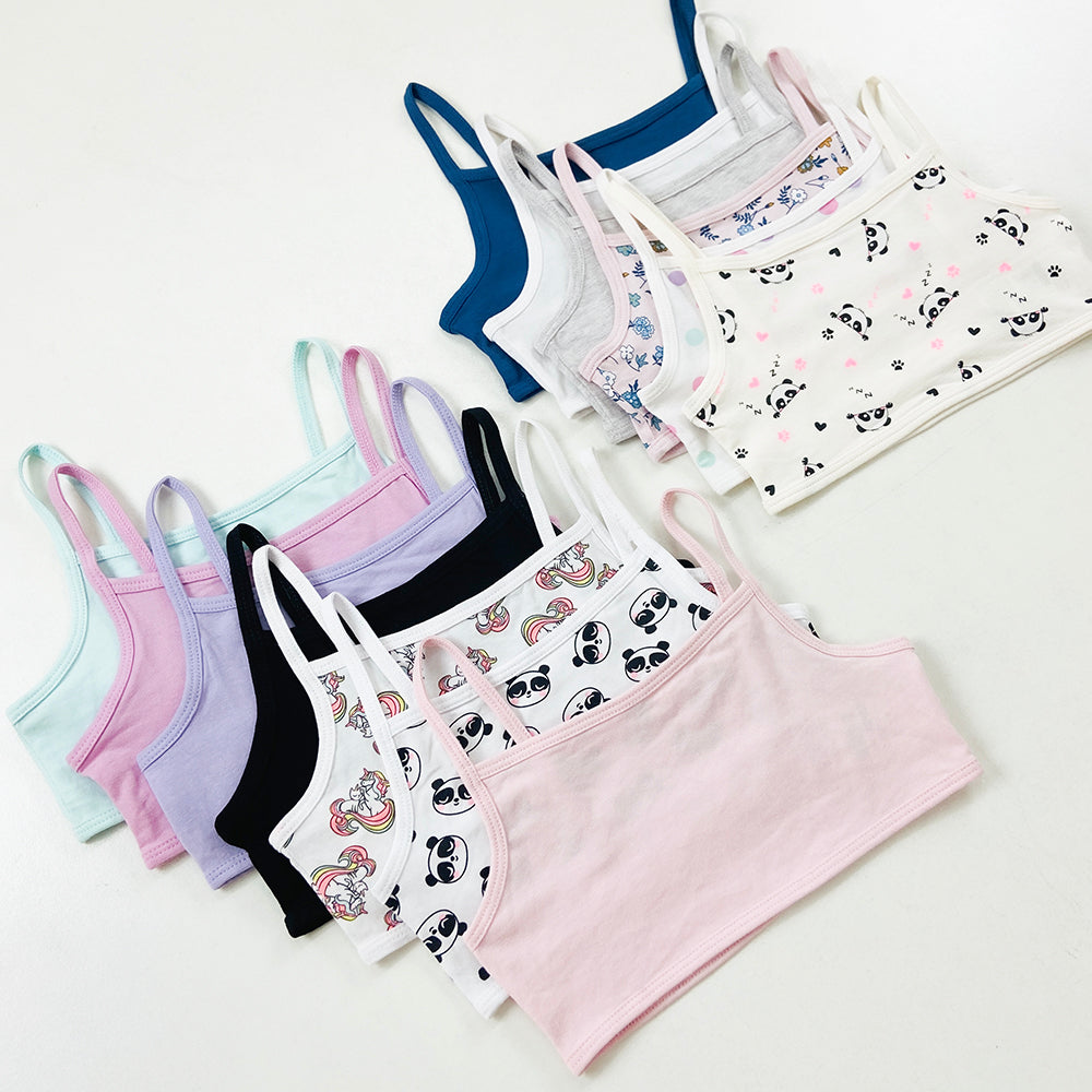 Pack of 4 Teen Girl Camisole Cotton Bras