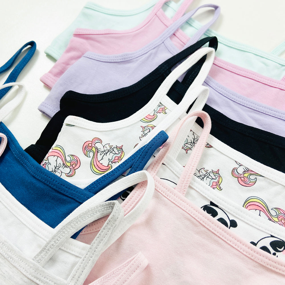 Pack of 4 Teen Girl Camisole Cotton Bras