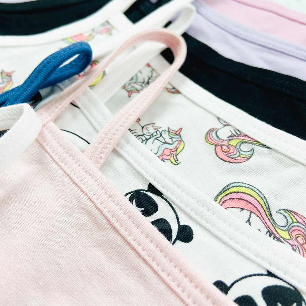 Pack of 4 Girl Camisole Cotton Bras
