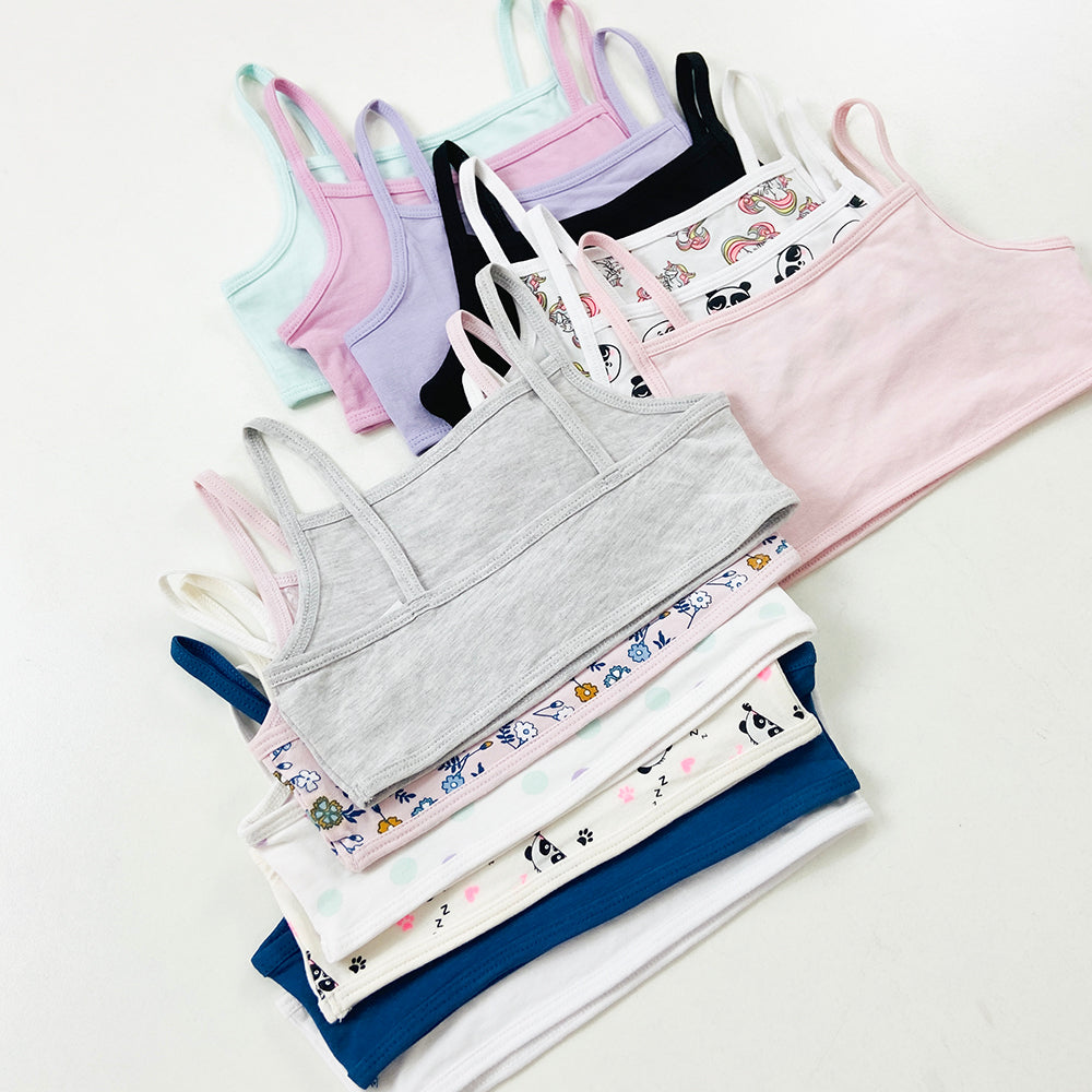 Pack of 4 Teen Girl Camisole Cotton Bras