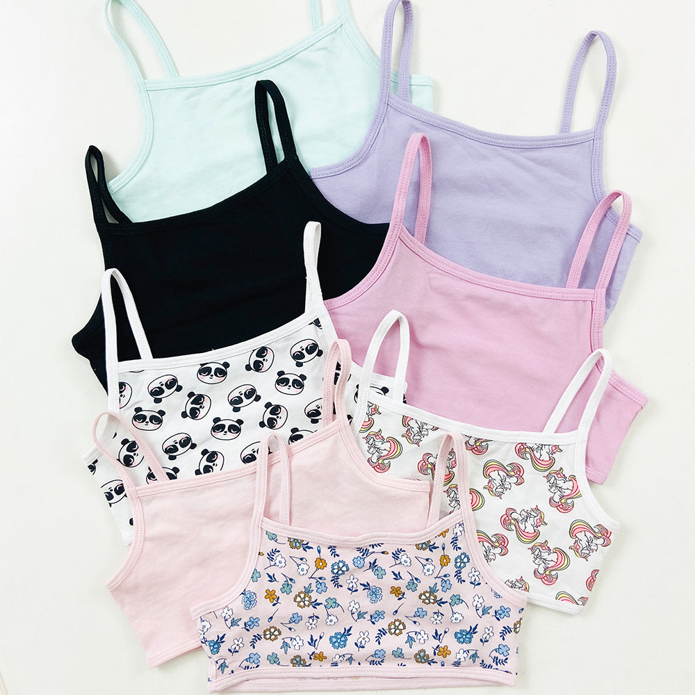 Pack of 4 Teen Girl Camisole Cotton Bras