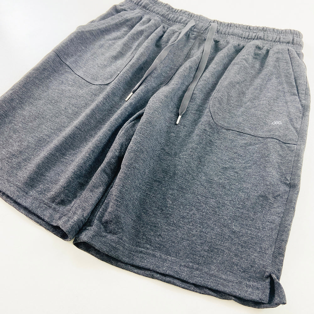 Womens Casual Drawstring Waistbelt Cotton Terry Shorts