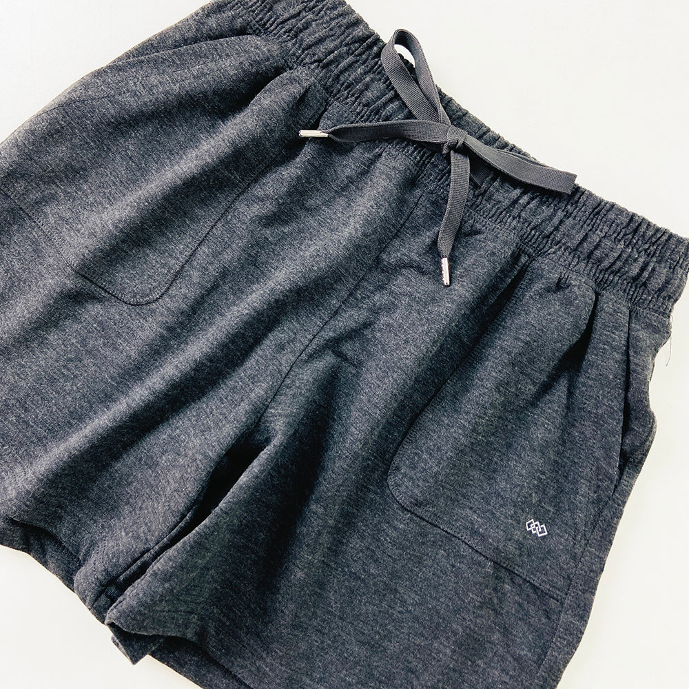 Womens Casual Drawstring Waistbelt Cotton Terry Shorts