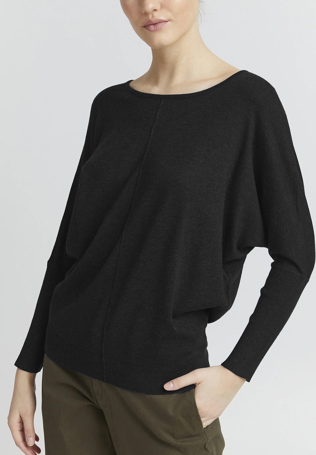 Womens Premium Soft Viscose Knit Crew Neck Sweater