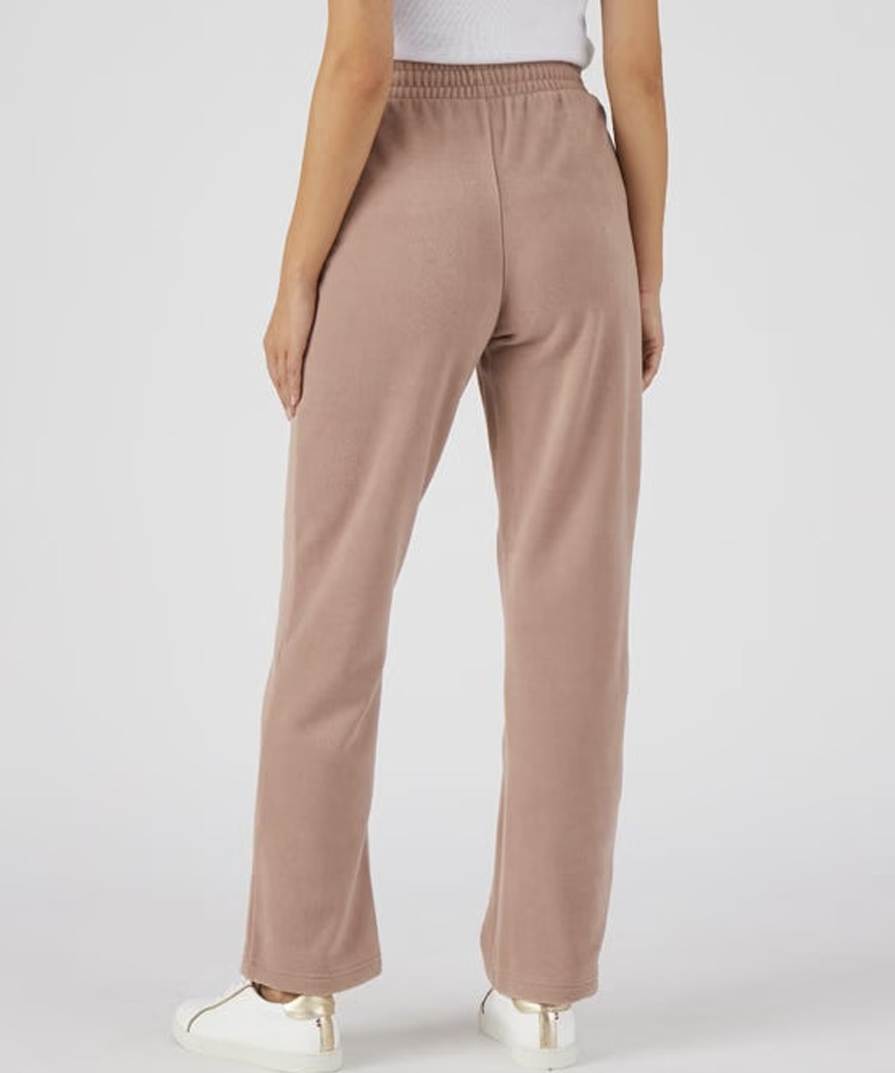 Womens Micro Fleece Straight Leg Pants with Pockets
