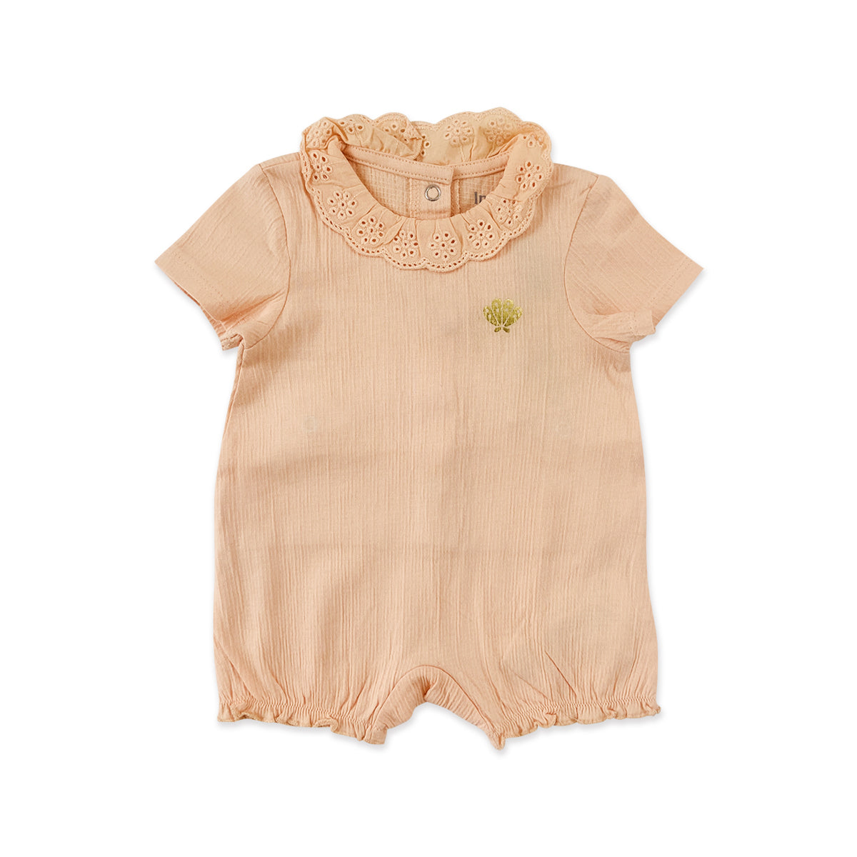 Design Summer Baby Kids Girls Short Sleeves Color Patchwork Bodysuit main image 0