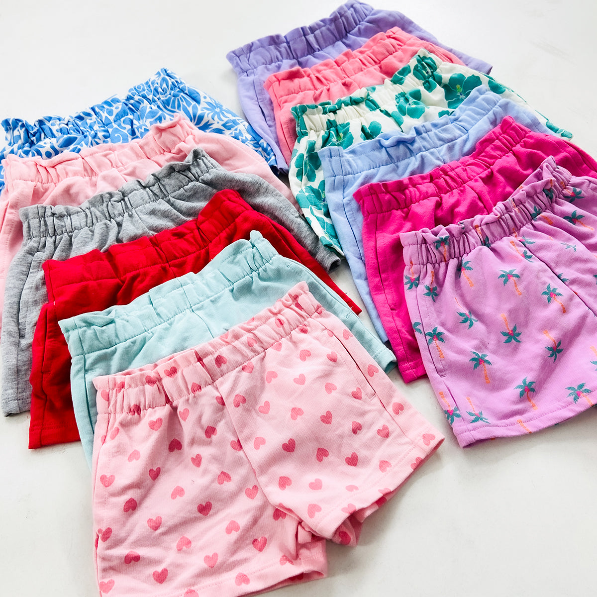 Pack of 3 Baby Girls Soft French Summer Friendly Terry Shorts