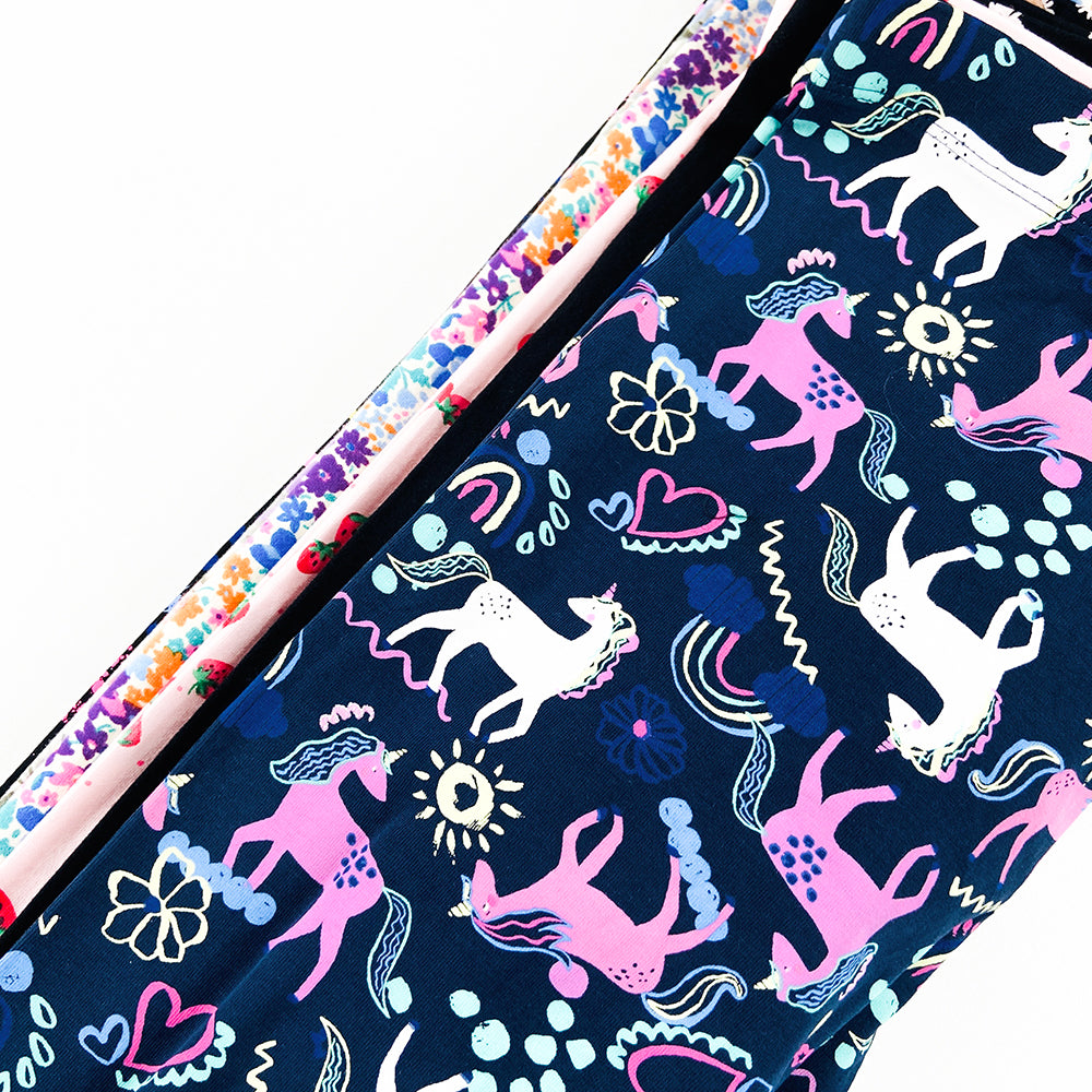 Girls Premium Cotton Jersey Printed Leggings