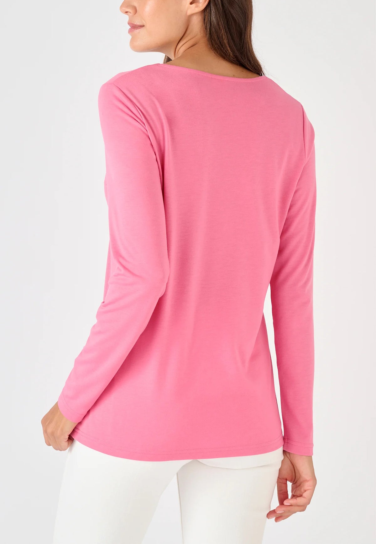 Women’s Thermal Long Sleeve Lace Trim V-Neck T-Shirt