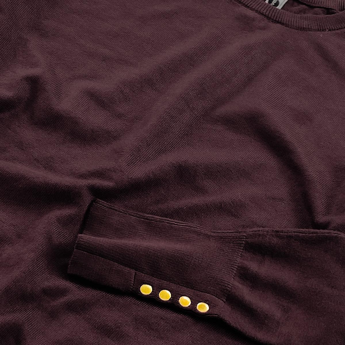 Womens Elegant Burgundy Knit Pullover Sweater