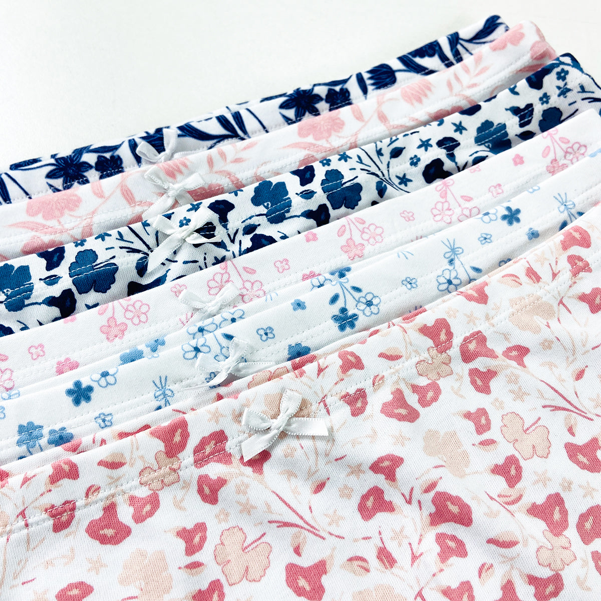 Pack of 3 Womens Floral Printed Cotton Hipster Panty