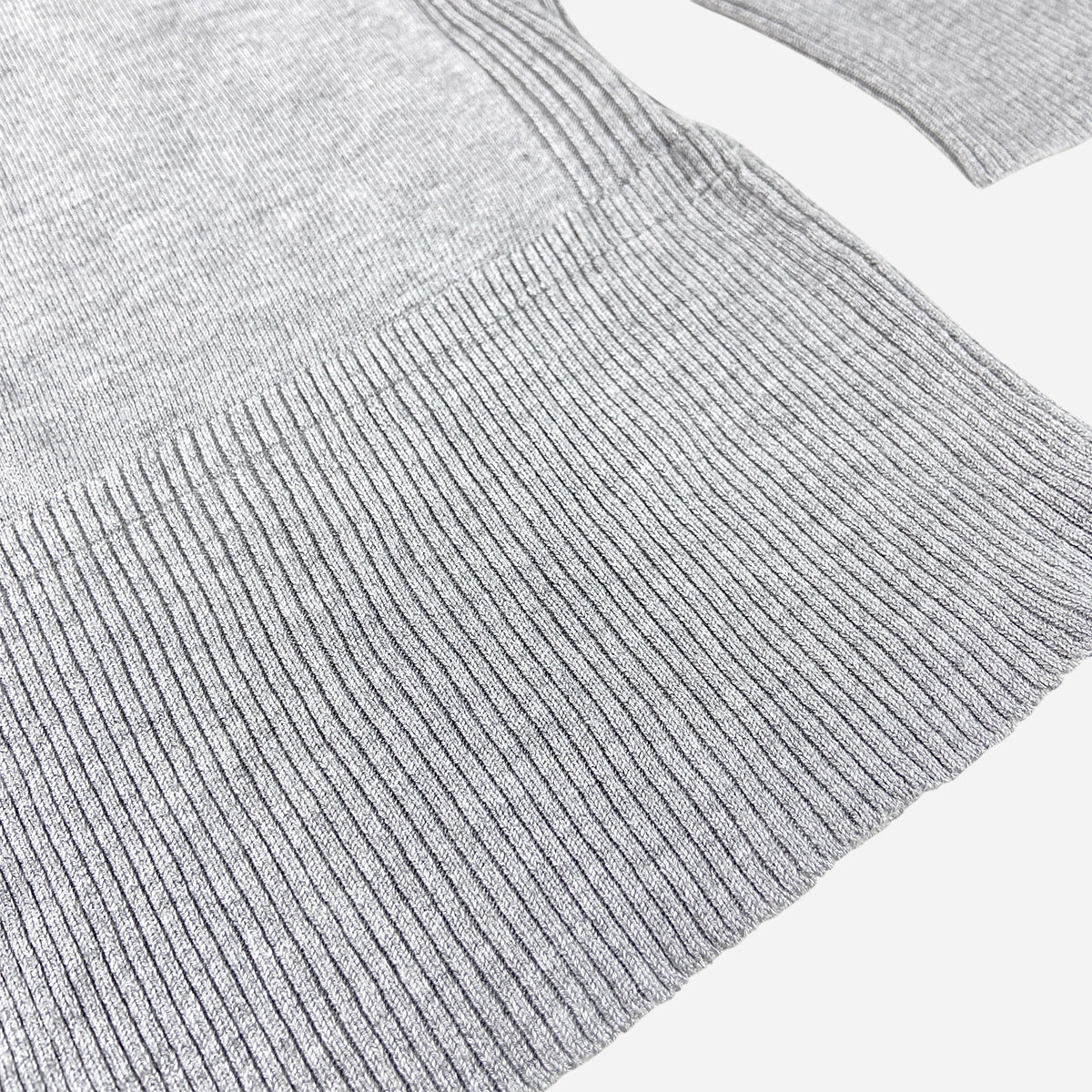 Womens Classic Open-Front Ribbed Hem Knit Cardigan