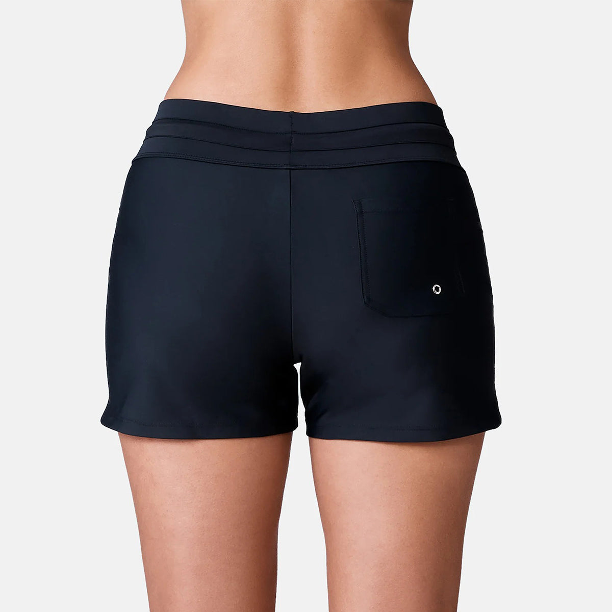 Womens Drawstring Quick-Dry Swim Shorts with Inner Brief