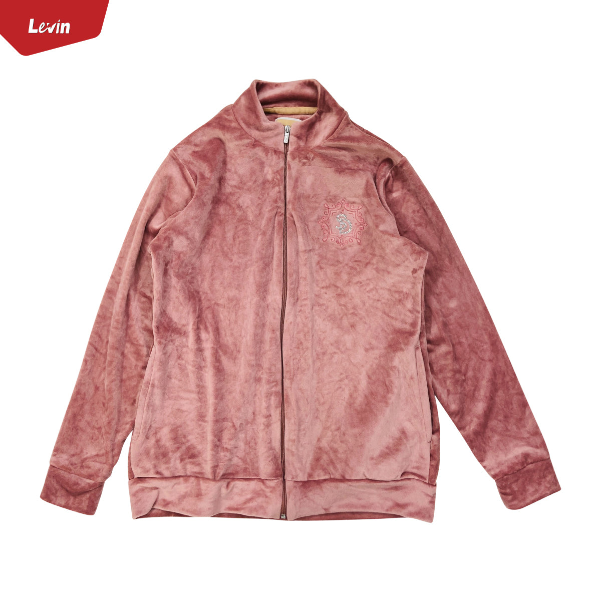 Women's Full Zipper Velvet Jacket