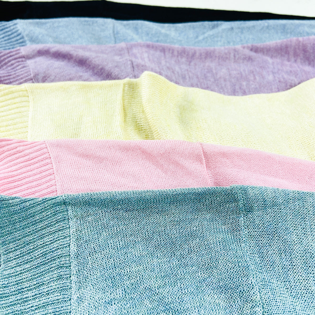 Womens Soft Knit Open-Front Lightweight Long Sleeve Cardigan