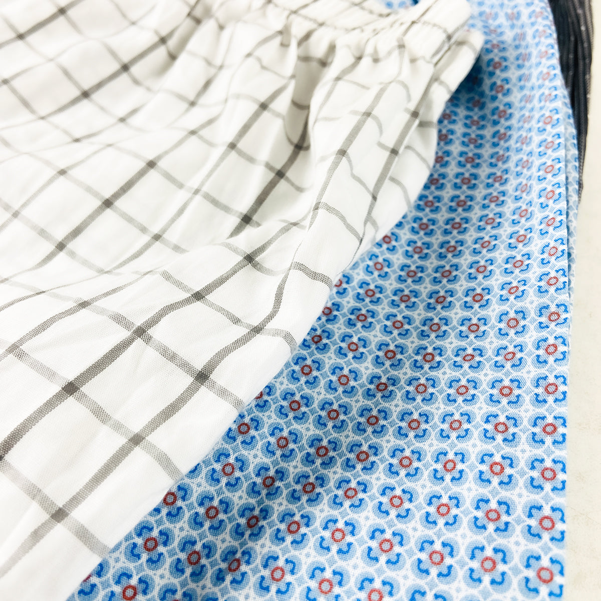 Mens Soft Breathable Cotton Woven Trunk Boxer