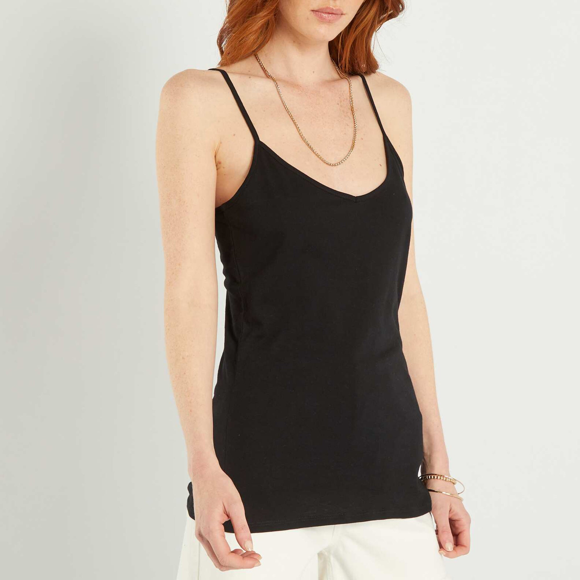 Ladies Basic Camisole Cotton Tank Top