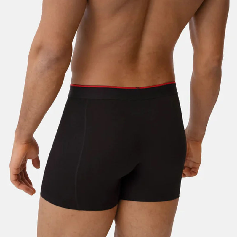 Pack of 3 Mens Bamboo Trunks Soft Breathable Comfort Boxer Underwear With Fly