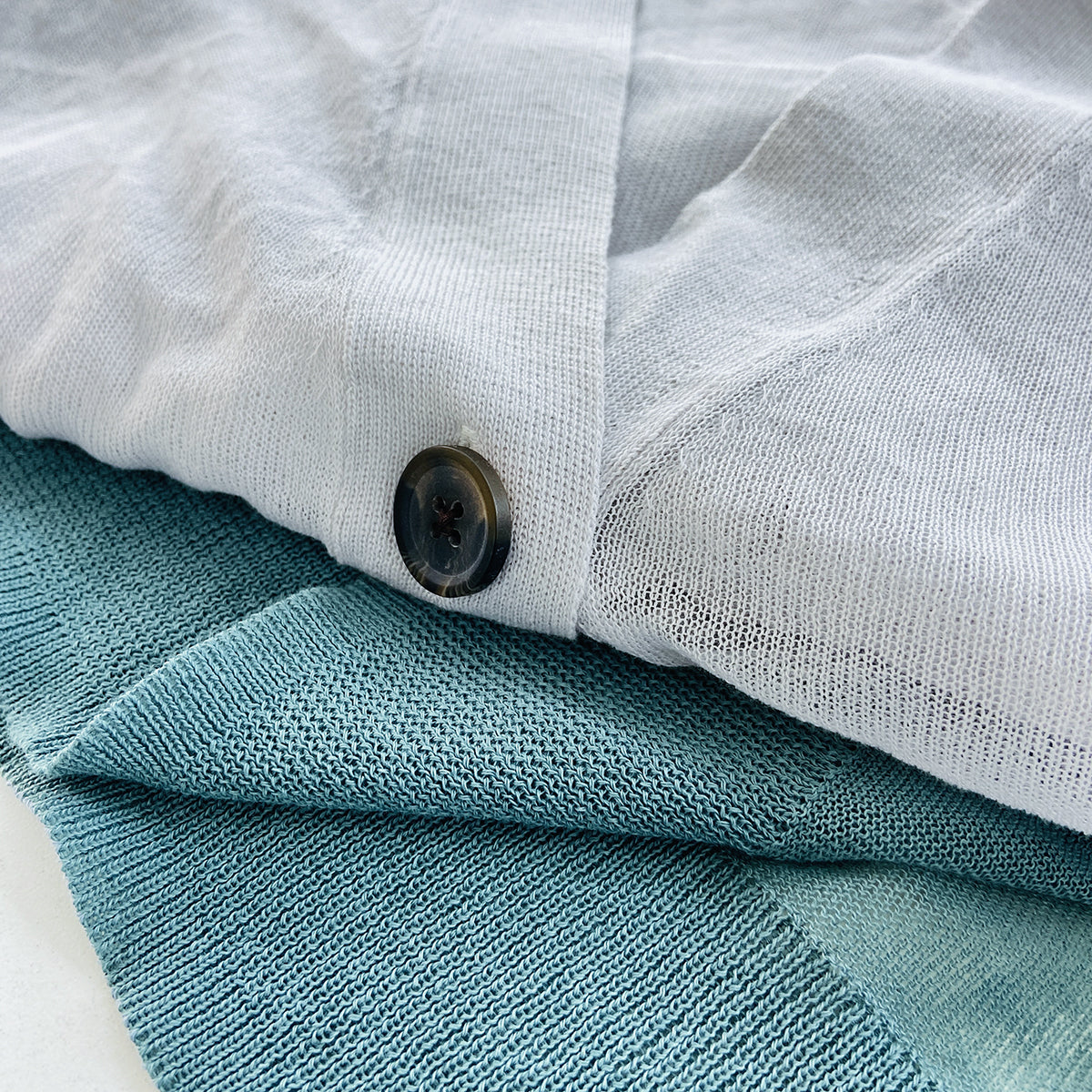 Womens Lightweight Sheer Knit V-Neck Cardigan