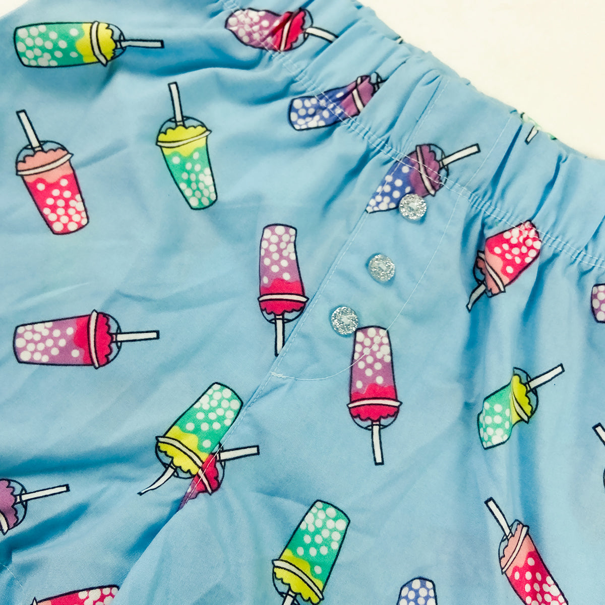 Girls Soft Cotton Printed Sleep & Lounge Shorts