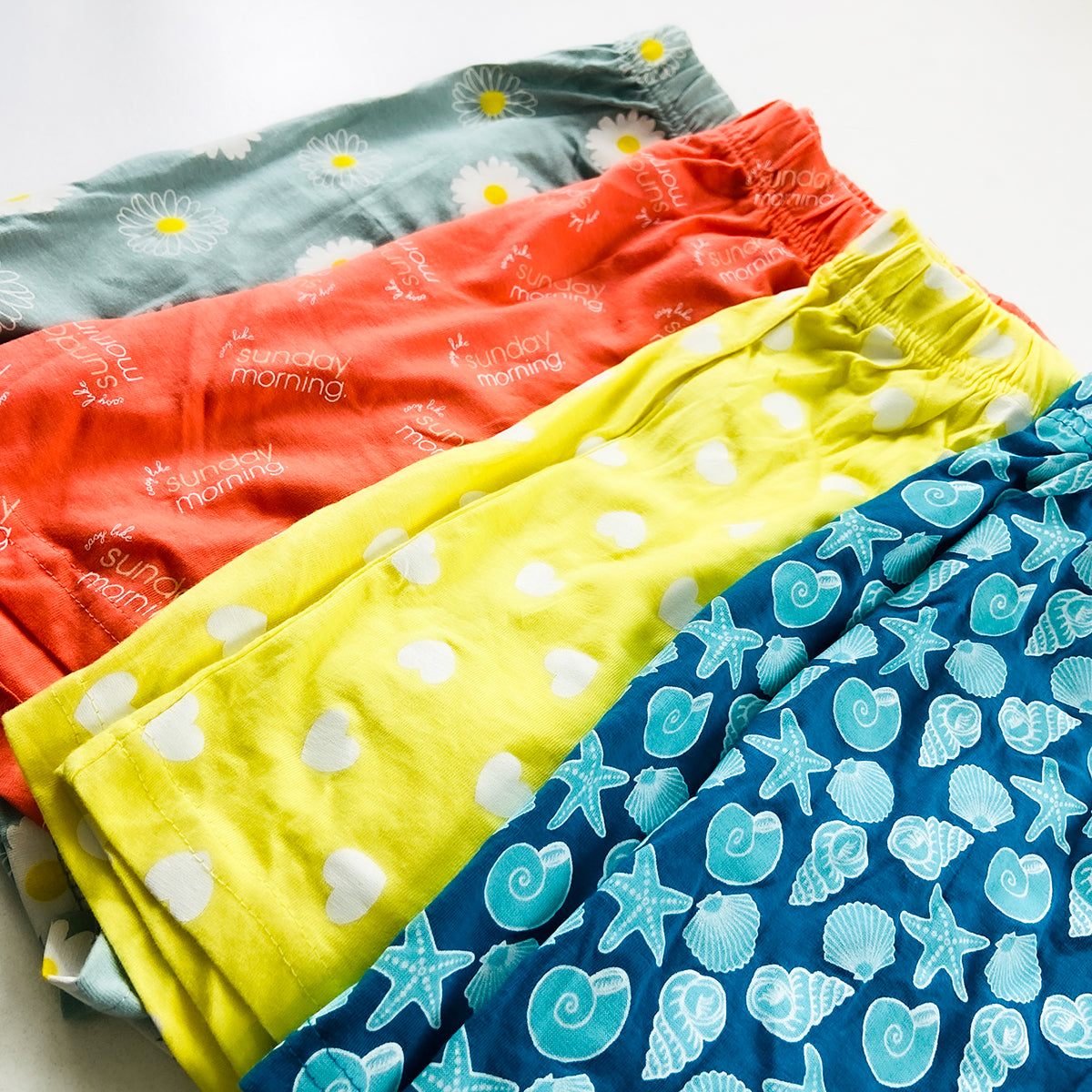 Womens Premium Cotton Printed Shorts
