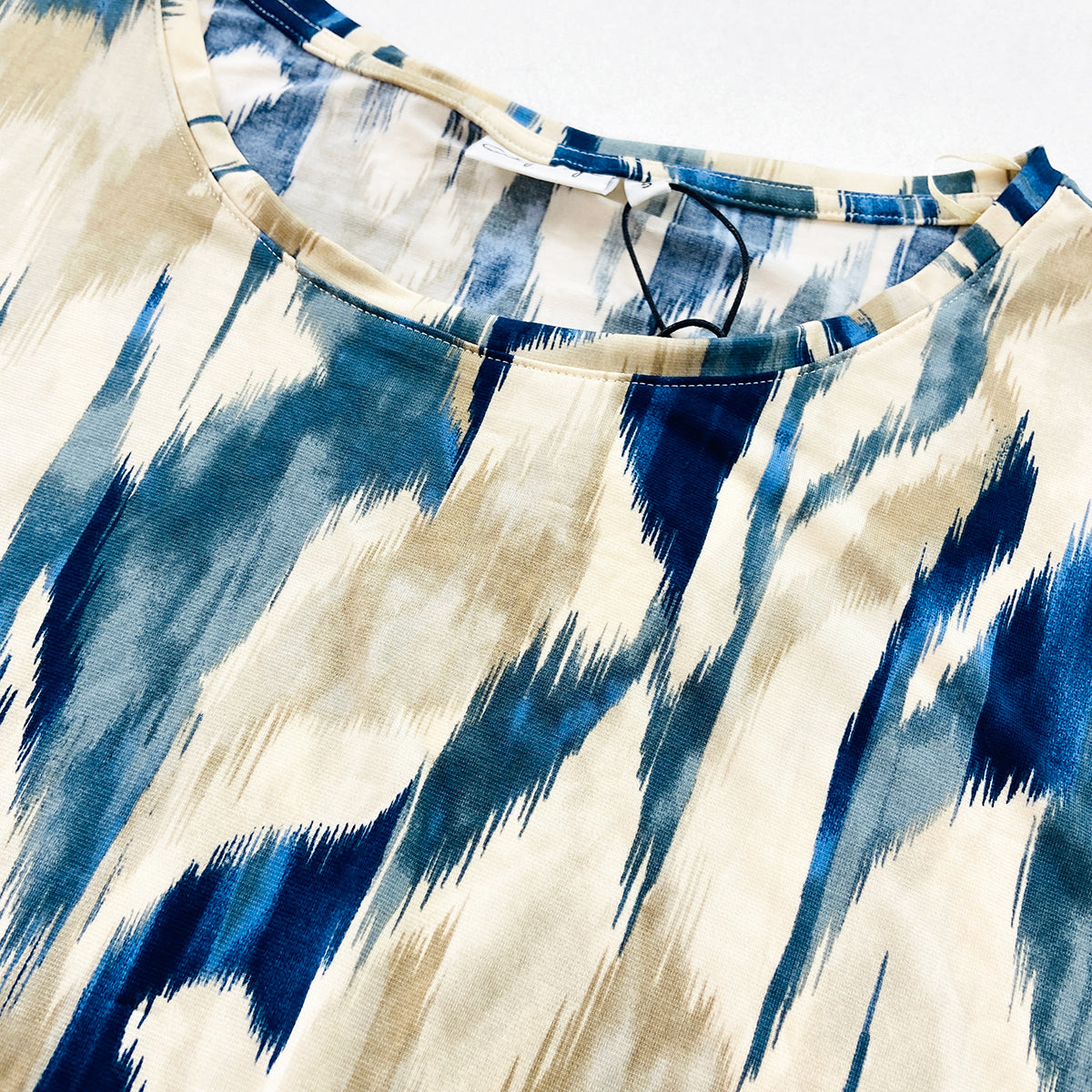 Womens Printed Short Sleeve Round Neck T-Shirt