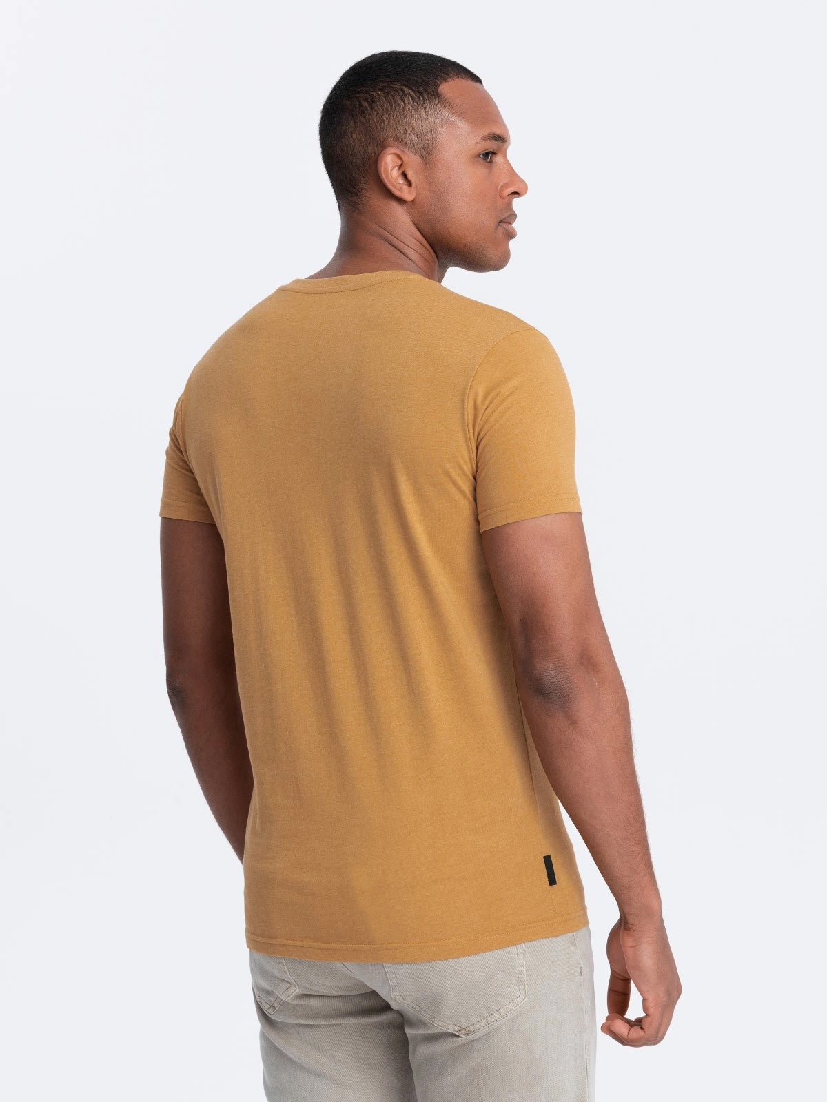 Men's Short Sleeve V-Neck Cotton T-Shirt