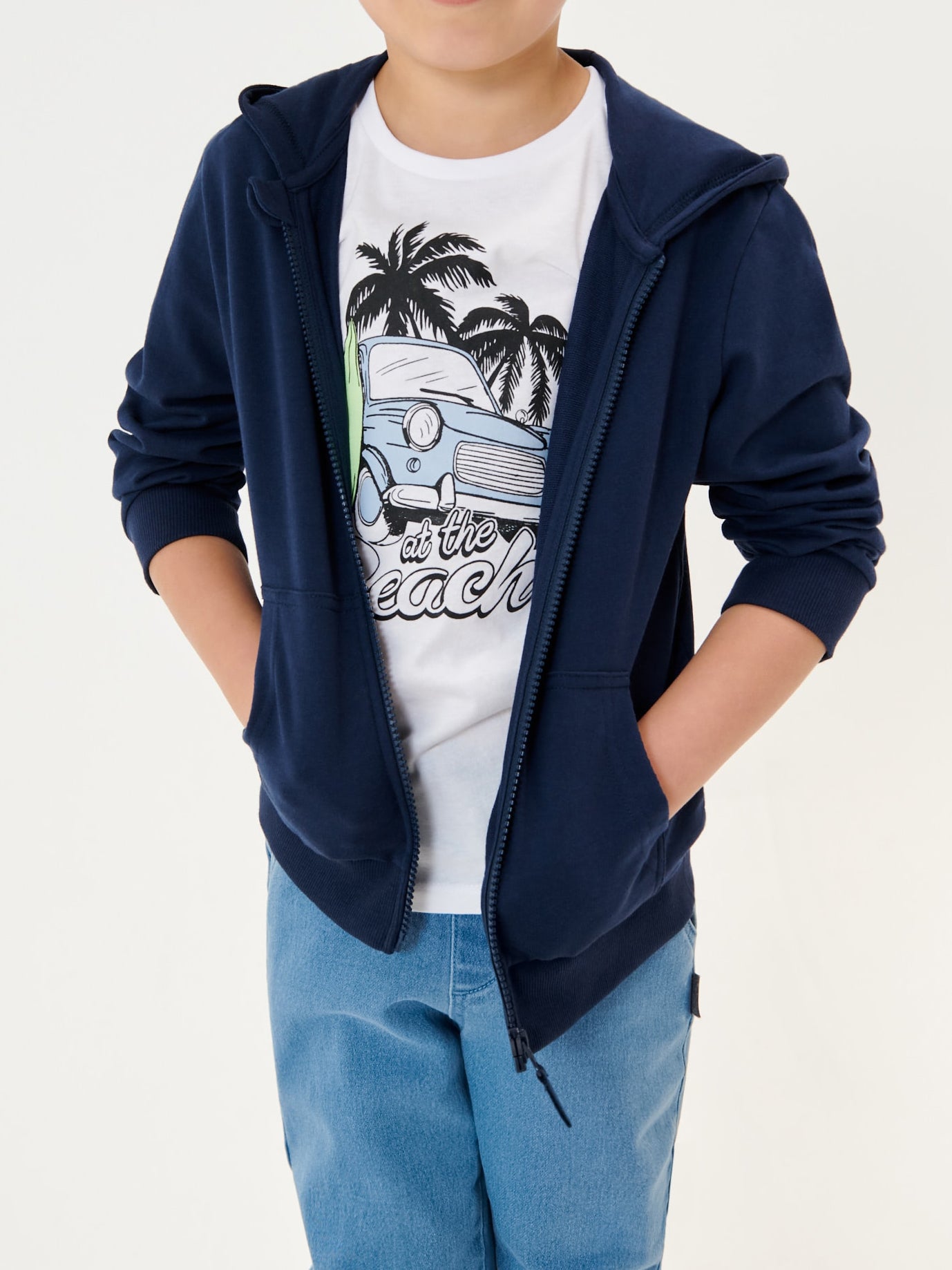 Kids Zip Up Hoodie Sweatshirt