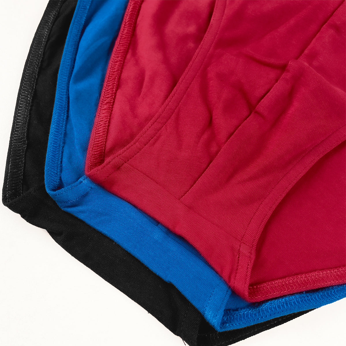 Pack of 3 Mens Premium Soft Stretch Cotton Briefs