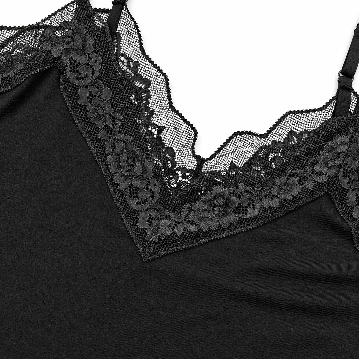 Women's Viscose Lace-Trim Camisole & Shorts Nightwear Set