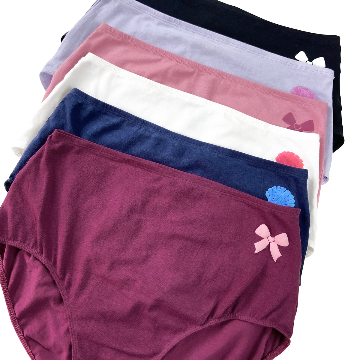 Pack of 3 Womens Premium Soft Cotton Hipster Panty